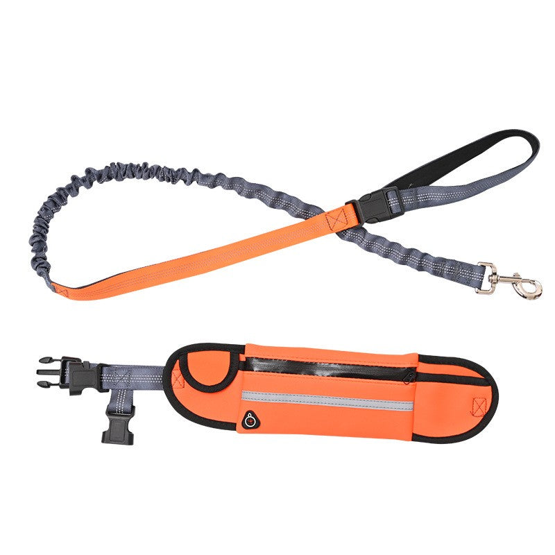 Hands-Free Dog Leash Bag – Adjustable & Reflective