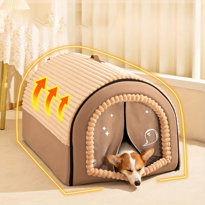 NNETM All-Season Pet Bed Kennel for Small to Large Pets-2