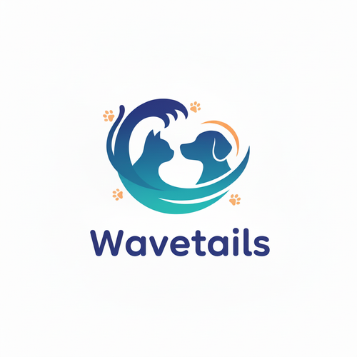 Wavetails Logo Option 1